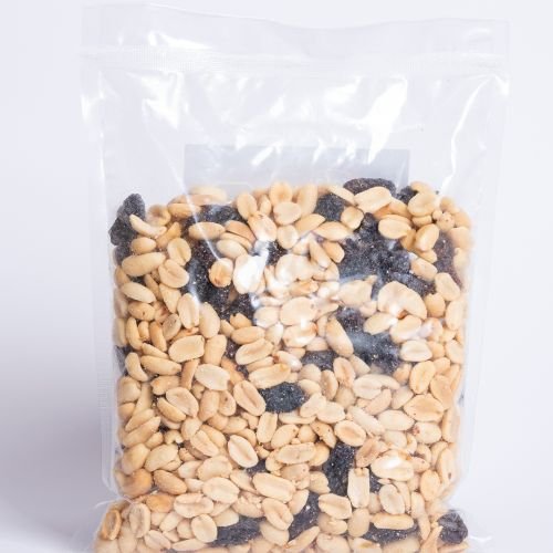 MANI SALADO CON UVAS PASAS